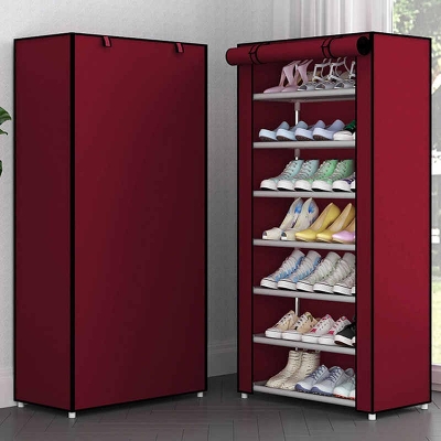 Picture of 10 Layer Folding Cloth Shoe Rack Stylish