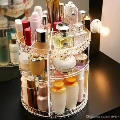 Picture of Cosmetics Organizer, Rotatable 360 degree Makeup Organizer, Makeup Kit For Women.