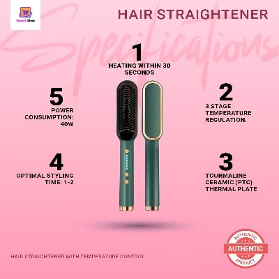Picture of Hair straightener with temperature control