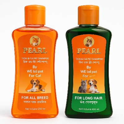 Picture of Pearl Tick & Flea Pet Shampoo For All Breads For Cats