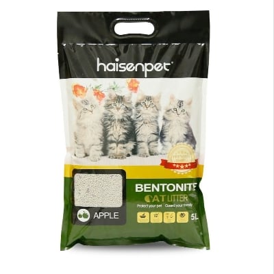 Picture of HaisenPet Bentonite Cat Litter Apple 5 Litter