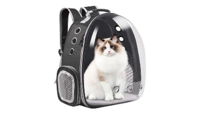 Picture of Transparent Cat Carrying Bags Space Breathable Pet Backpack Portable Puppy Pets Backpack Transport Carrier Space Capsule Dog Bag