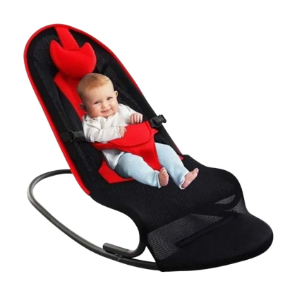 Picture of Baby Rocking Chair - Black and Red