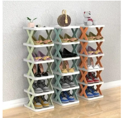 Picture of New multi-functional household foldable shoe cabinet, home balcony toy foldable storage unit
