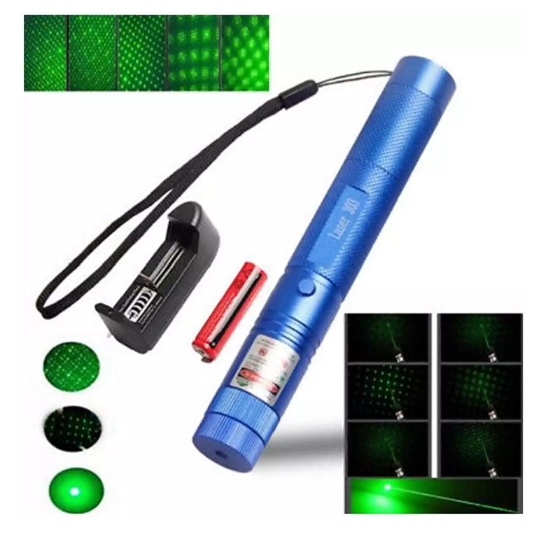 Picture of Rechargeable Green_Laser Light Pointer Metal Body (10 KM) - _4color_