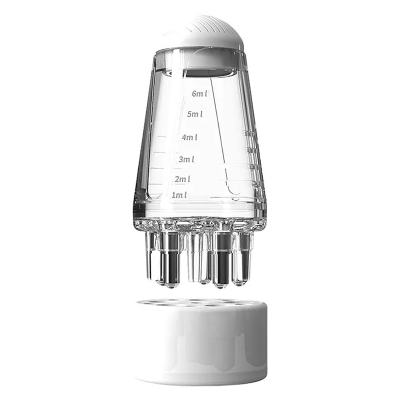 Picture of Gopinath Autolink 6ML Hair Oil applicator, Scalp Applicator Comb, Ball Root Comb applicator Bottle Anti Hair Loss Lotion Dispenser
