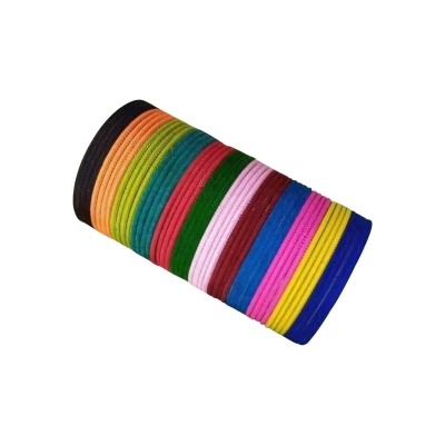 Picture of Metal velvet bangles for women -48pcs