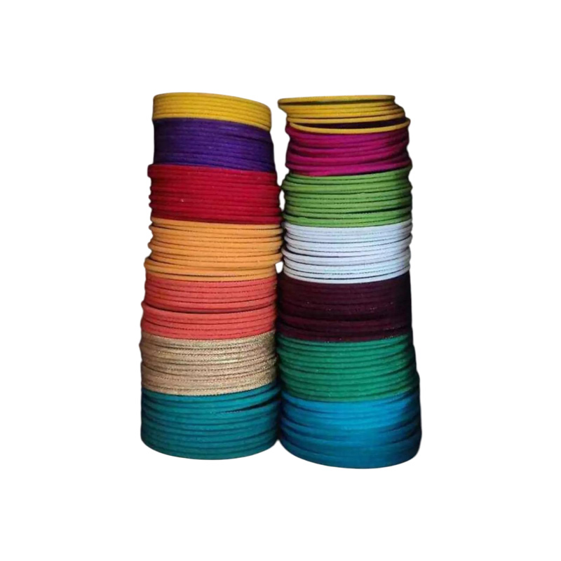 Picture of Metal velvet bangles for women/multicolor bangles /fashionable bangles for girls -1box