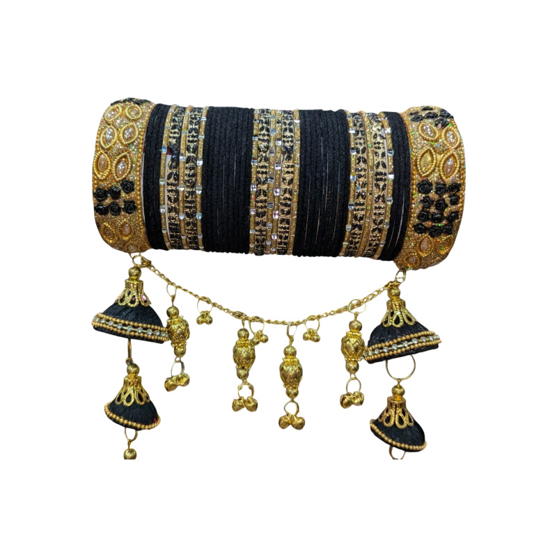 Picture of 1 Set New Indian Bridal Sahjadi Bangles/Churi Package For Girls-(1 full set)