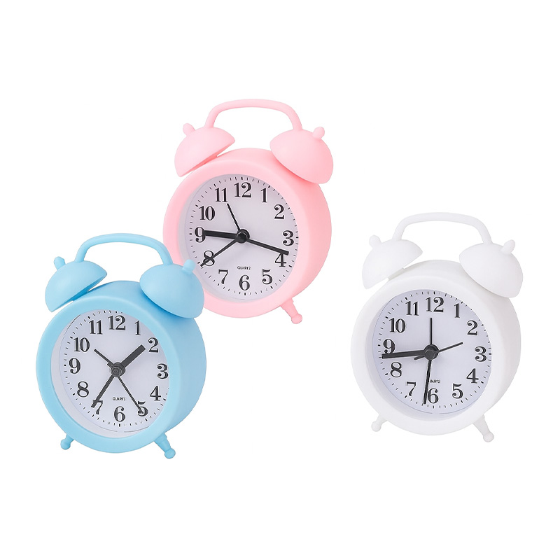 Picture of Small Metal Alarm Bed/Table Clock - Wall Clock