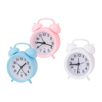 Picture of Small Metal Alarm Bed/Table Clock - Wall Clock
