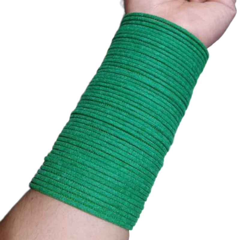 Picture of Metal velvet bangles set _48 pcs