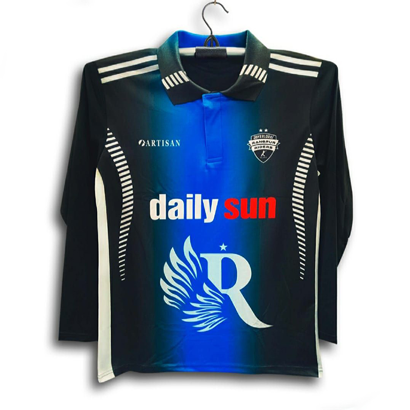 Picture of Rangpur Rangers BPL Full Sleeve Polo Cricket Jersey For Man - BPL Long Sleeve T Shirt - Rangpur Jersey 2025-25