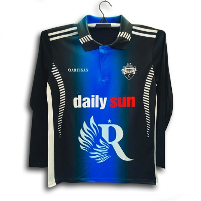Picture of Rangpur Rangers BPL Full Sleeve Polo Cricket Jersey For Man - BPL Long Sleeve T Shirt - Rangpur Jersey 2025-25