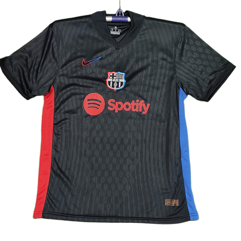 Picture of FC Barcelona Jersey - Player Edition Jersey - FC Barcelona FCB Football Club - Home/Away Kit - Special Fans Version Jersey Club Jersey 2024/25 - Thai Fabrics - Short Sleeve - New Football Jersey - UEFA Champions League 2024 Design - Premium