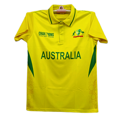 Picture of Australia cricket Jersey Short Sleep Jersey Premium Quality t-shirt New Jersey Collar Jersey 2025