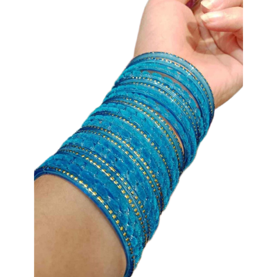 Picture of 1set 24pis Velvet kacher bangles /bridal bangles bracelets package bangles for girls