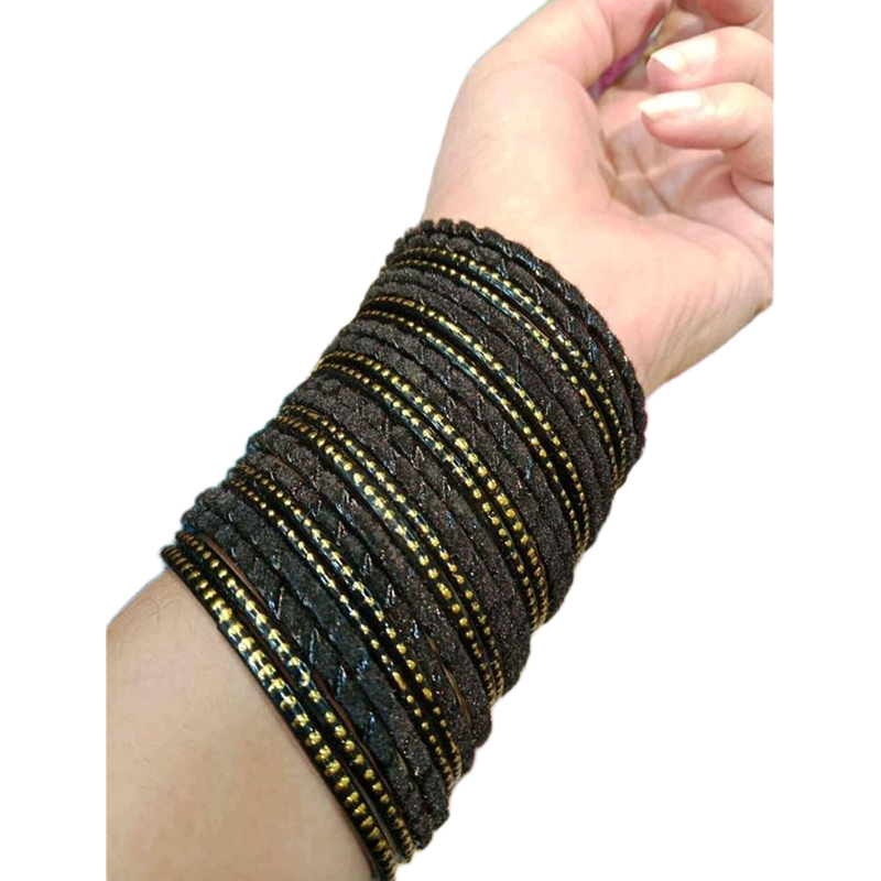 Picture of 1set 24pis Velvet kacher bangles /bridal bangles bracelets package bangles for girls