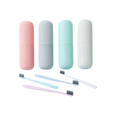 Picture of 1 Piece Portable Toothbrush & Toothpaste Holder Storage Box (Random) - brush holder