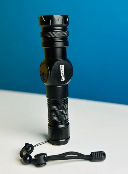Picture of GearUP K60 - Outdoor Flashlight Telescopic Zoom 10W COB + LED 800 Lumens Torchlight