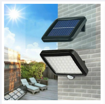 Picture of Motion Sensor  56 LED Solar Powered PIR Solar Light - Waterproof Outdoor - Garden Security Wall Lamp Light