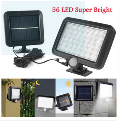 Picture of Motion Sensor  56 LED Solar Powered PIR Solar Light - Waterproof Outdoor - Garden Security Wall Lamp Light