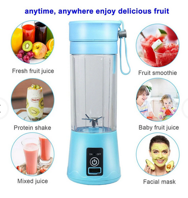 Picture of Portable Juicer Electric USB Rechargeable Smoothie Blender Machine Mixer Mini Juice Cup Maker fast Blenders food processor