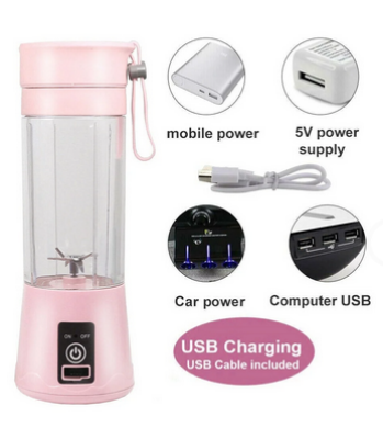 Picture of Portable Juicer Electric USB Rechargeable Smoothie Blender Machine Mixer Mini Juice Cup Maker fast Blenders food processor