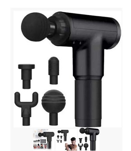 Picture of Body massage gun, Electric Vibration Body muscle massager Fascial Gun, body massage machine, Facial Body Massage Gun