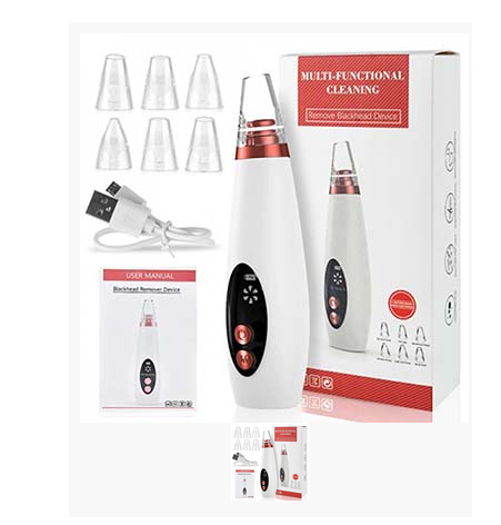 Picture of Multifunctional Cleaning Instrument, Electric Blackhead Remover Machine Vacuum Acne Cleaner Pore Remove Facial Skin Cleanser Care Multifunctional Cleaning Instrument, Blackhead Remover Multifunctional Cleaning Instrument
