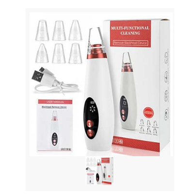Picture of Multifunctional Cleaning Instrument, Electric Blackhead Remover Machine Vacuum Acne Cleaner Pore Remove Facial Skin Cleanser Care Multifunctional Cleaning Instrument, Blackhead Remover Multifunctional Cleaning Instrument