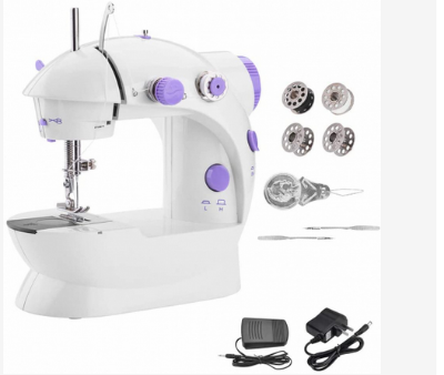 Picture of Mini Sewing Machine, Dual Speed Portable Mini Electric Pedal