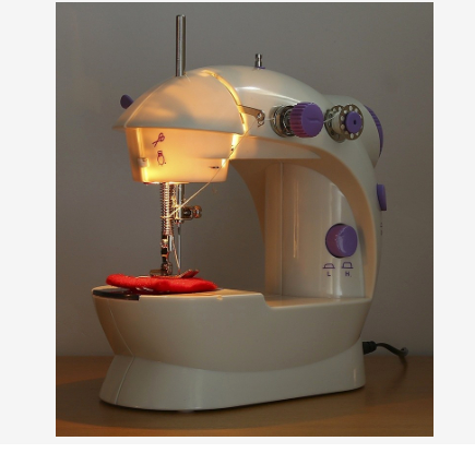 Picture of Mini Sewing Machine, Dual Speed Portable Mini Electric Pedal