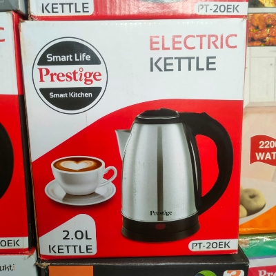 Picture of Prestige, Electric Kettle - 2 Liter, Silver And Black | PT-20EK | High Grade Stainless Steel Electric kettle