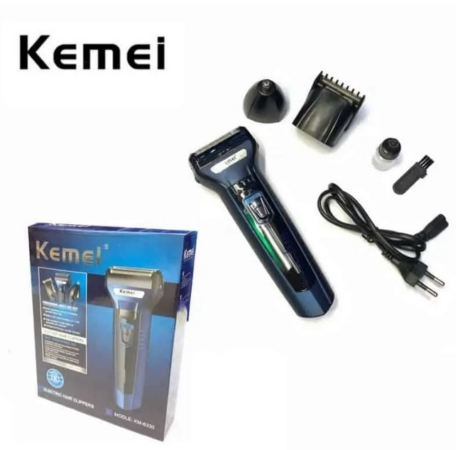 Picture of Kemei KM 6330, 3 in 1 Shaver, Nose, Hair Clipper, Trimmer for Men