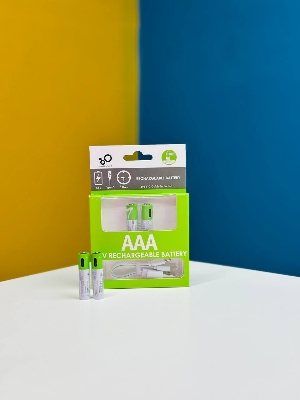 Picture of AAA Rechargeable Battery, SmarToools RB20 AAA 1.5V 750 mWh Rechargeable Battery - 2 Pcs Set