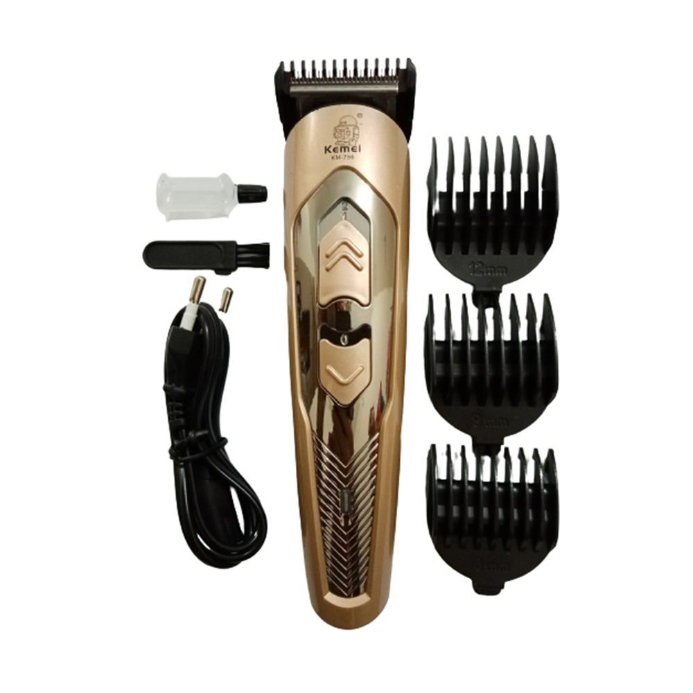 Picture of Trimmer Kemei KM 756 Rechargeable Hair Clipper And Beard Trimmer For Men