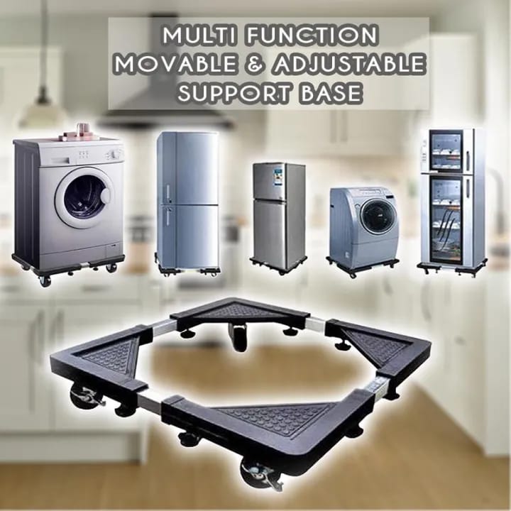 Picture of Multifunctional Moveable Special Base Adjustable Stand For Washing Machine Fridge Cabinet