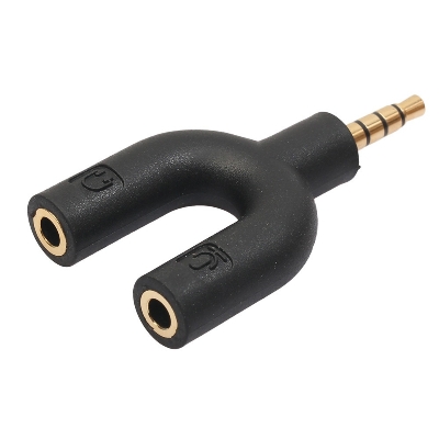 Picture of U Shape Converter 3.5mm Audio Splitter For Headphone and Microphone