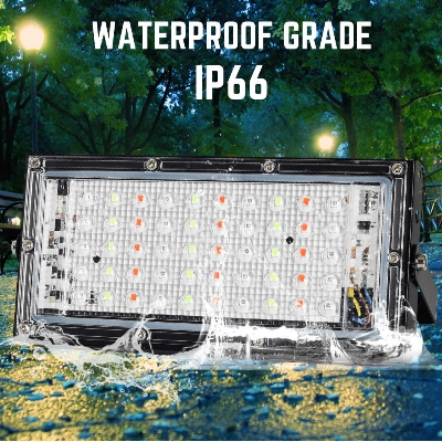 Picture of RGB Flood Light Remote Control 50W Outdoor Landscape Lighting Waterproof IP66 50 W light