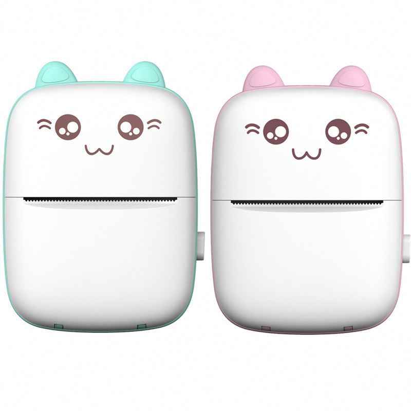 Picture of Thermal Printer Mini Wireless Bluetooth Photo Printer POS Pocket Mobile Printer Label Sticker Receipt Notes Printer