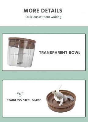 Picture of Osaka Chopper Capsule Cutter and Blender Multifunction Heavy Duty Blade Blender Grinder