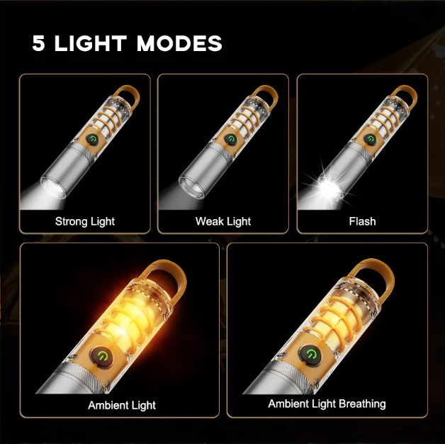 Picture of X10 Camping Flashlight in Bangladesh – Rechargeable LED Torch with USB Type-C Fast Charging & Long Battery Backup