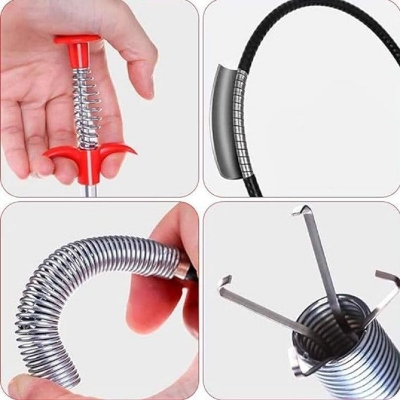 Picture of Drain Cleaning Tool - Wire Spring Sink Cleaning Stick