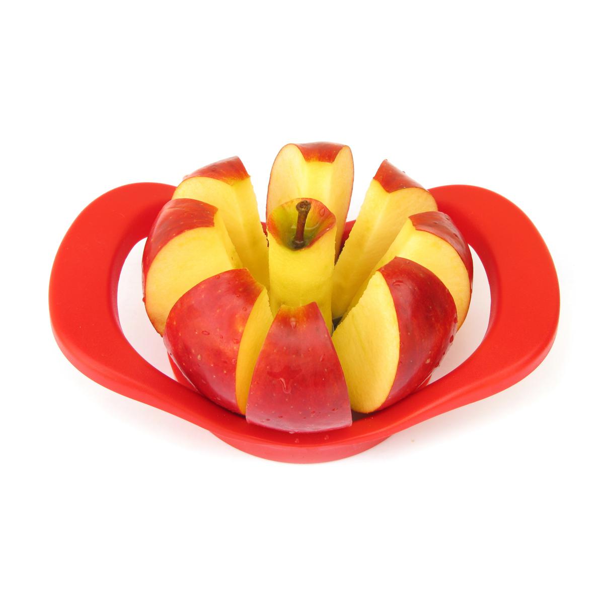 Picture of Stainless Steel Fruit Apple Cutter - Red Color