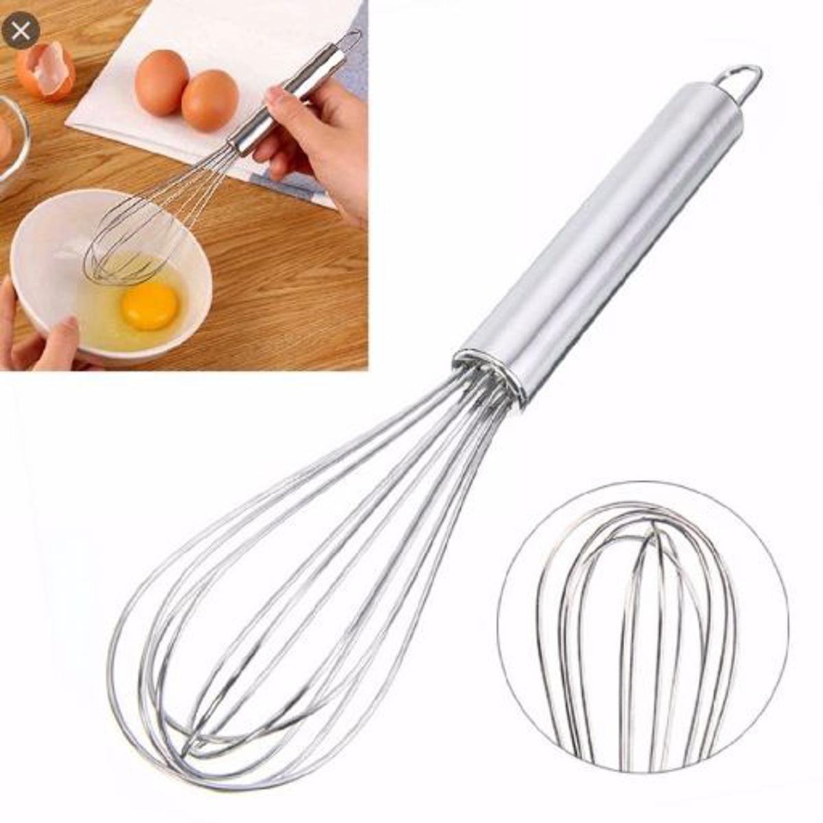 Picture of Egg Beater/Hand-Held Egg Beater Steel -Silver