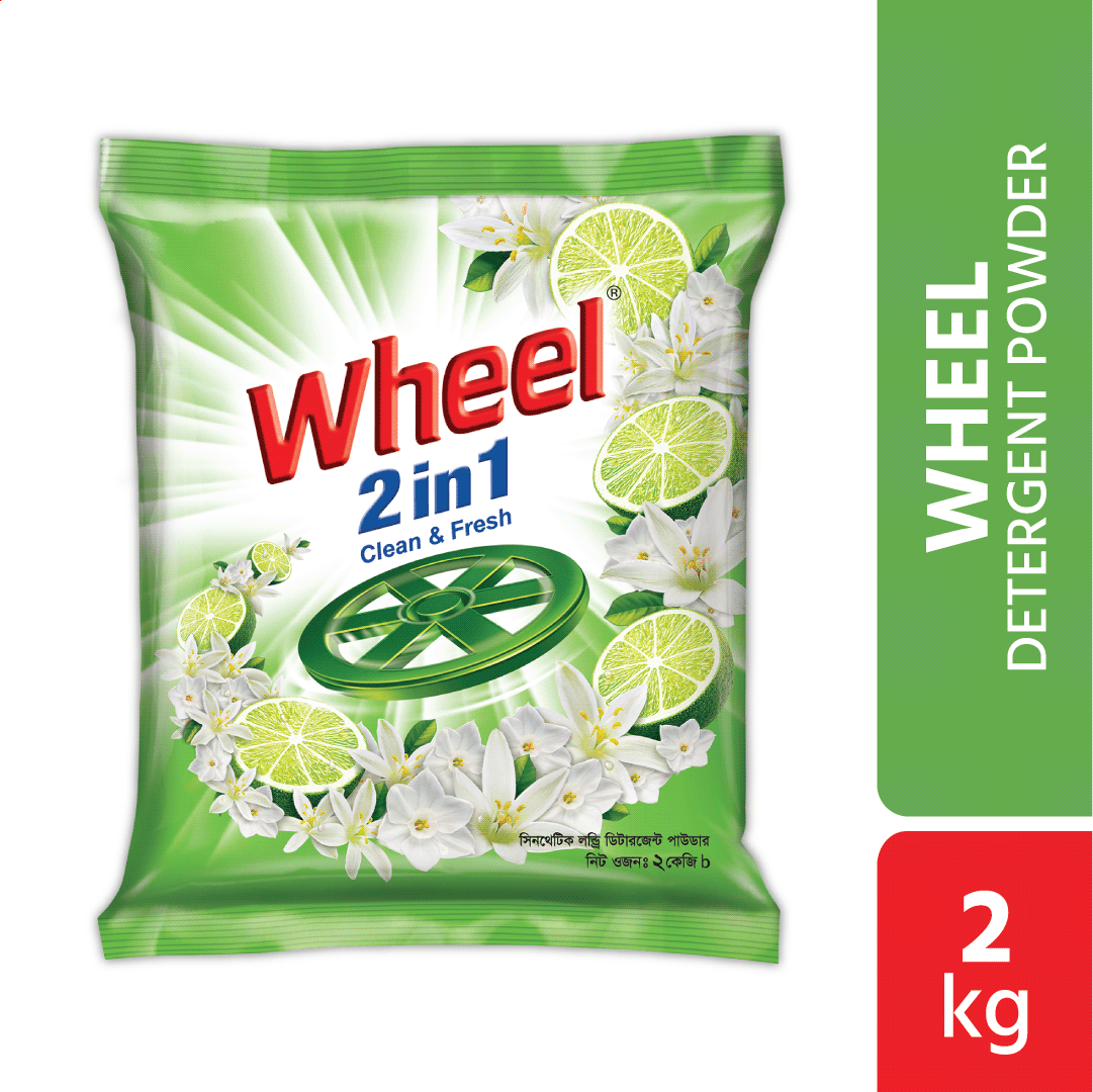Picture of Wheel Washing (Detergent) Powder 2in1 Clean & Fresh 2Kg