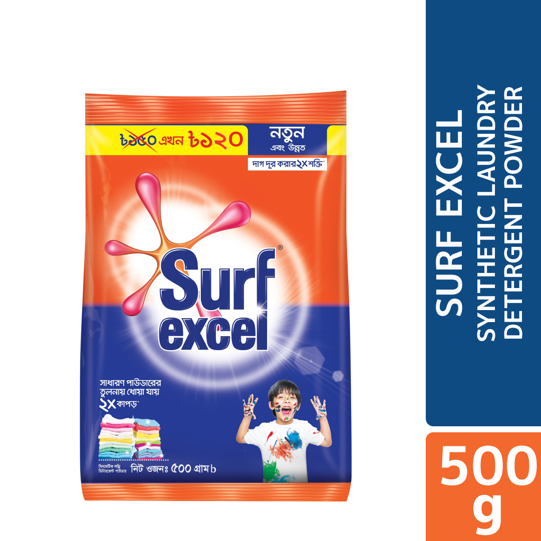 Picture of Surf Excel Synthetic Laundry Detergent Powder 500g