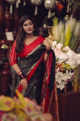 Picture of Indian Silk Katan Saree