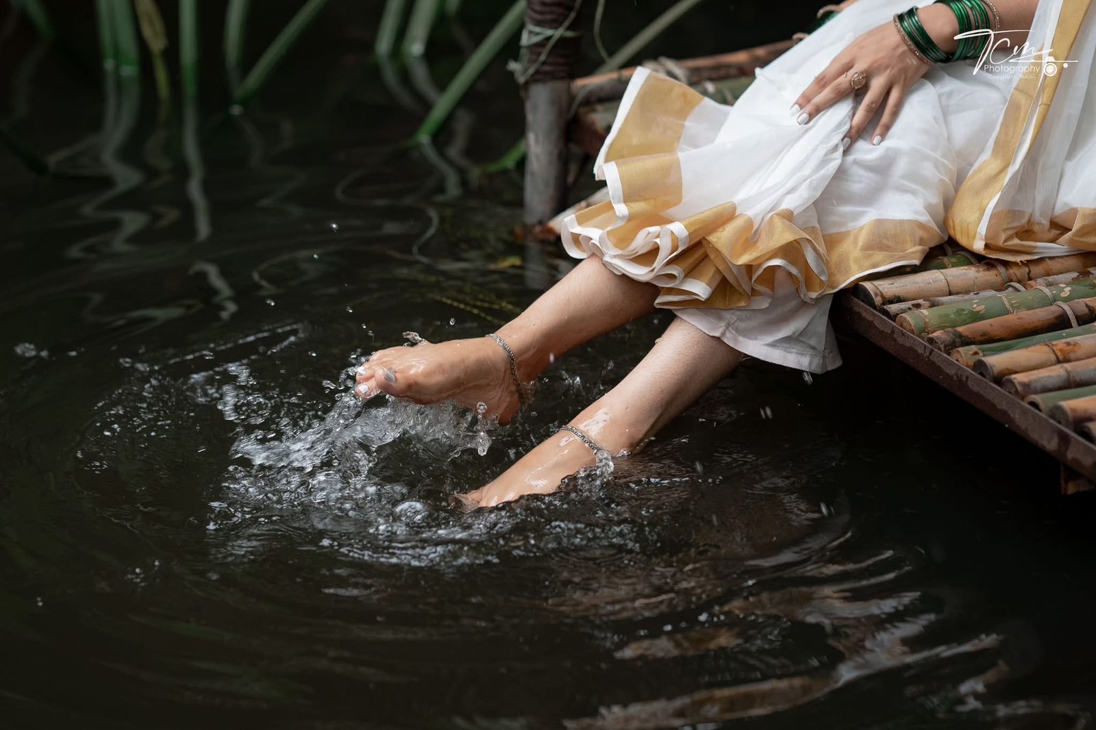 Picture of Cotton Plain Pair Saree